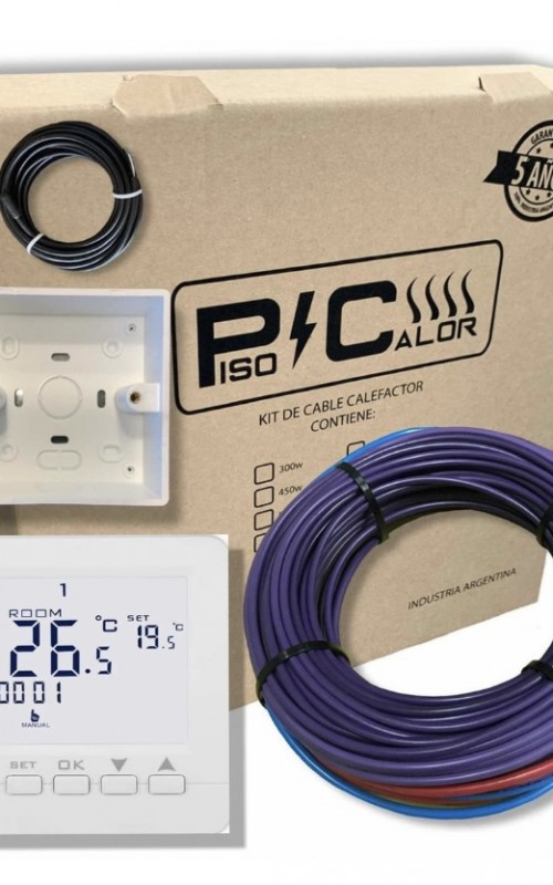 Kit de 300w con termostato electrónico con sensor de piso